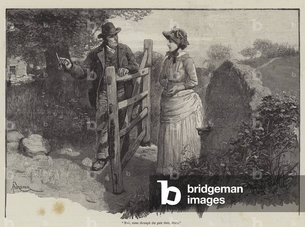 To Call Her Mine, by Walter Besant (engraving)