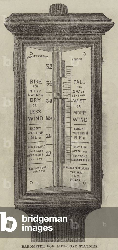 Barometer for Life-Boat Stations (engraving)