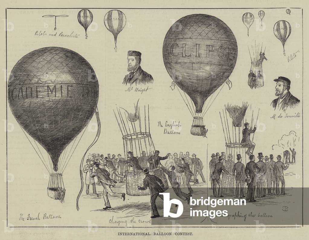 International Balloon Contest (engraving)