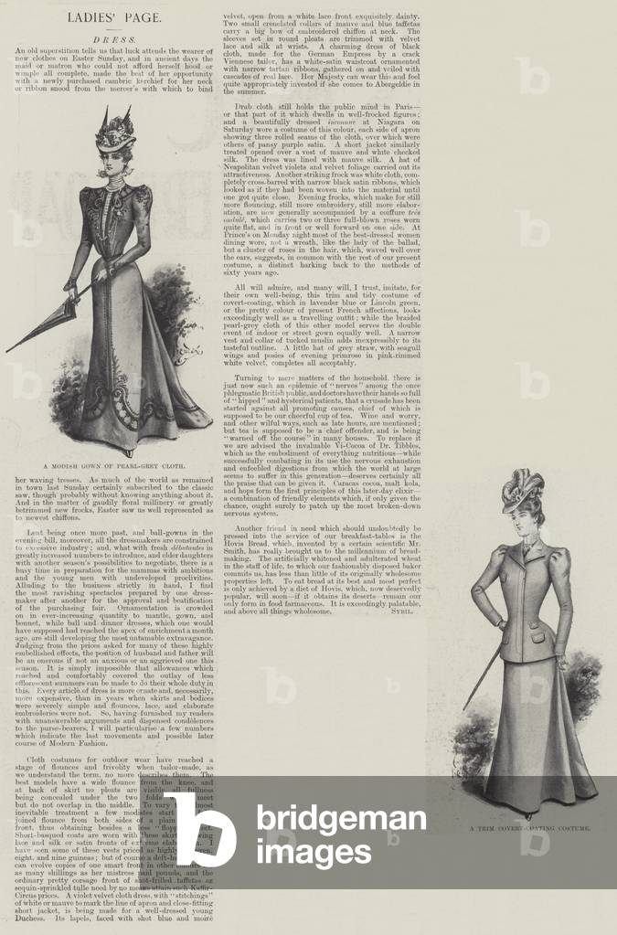 Ladies' Page, Dress (litho)