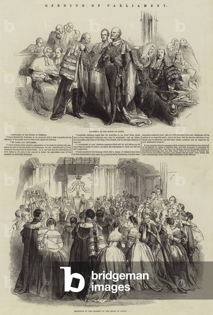 Opening of Parliament (engraving)