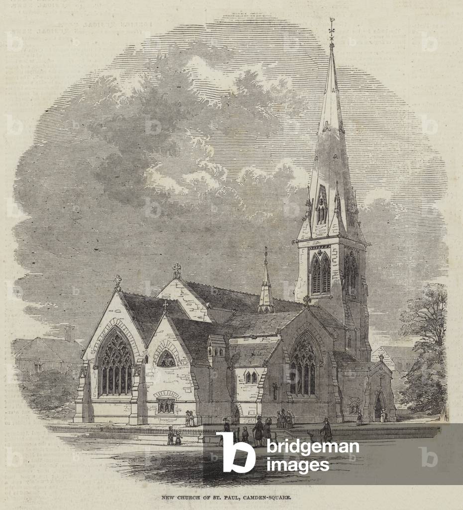 New Church of St Paul, Camden-Square (engraving)