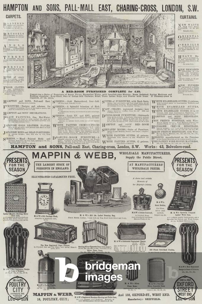 Page of Advertisements (engraving)