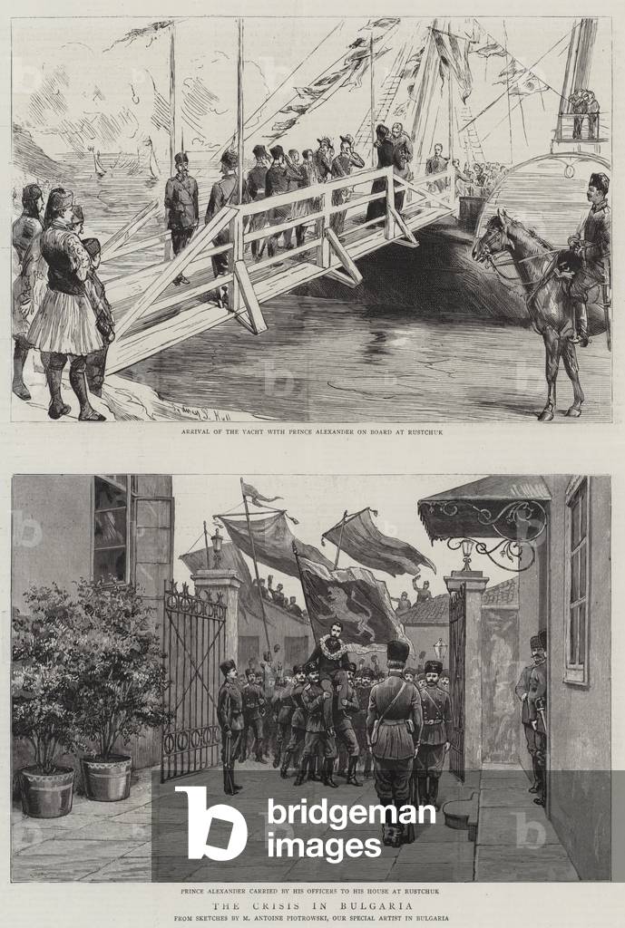 The Crisis in Bulgaria (engraving)