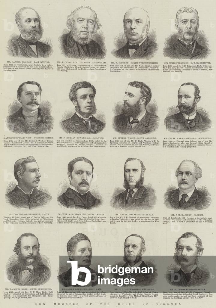 New Members of the House of Commons (engraving)