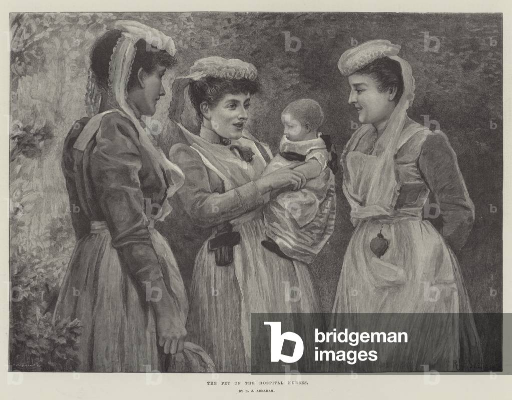 The Pet of the Hospital Nurses (engraving)