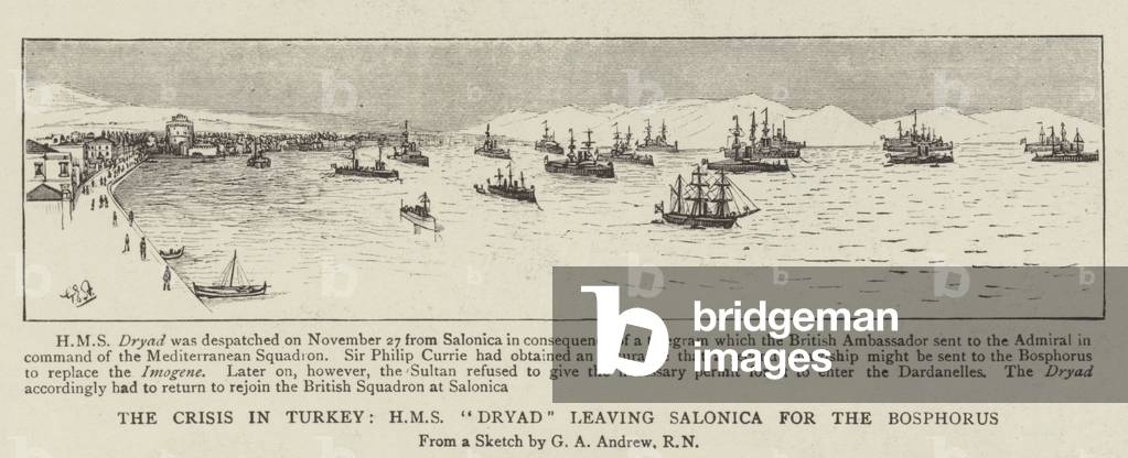 The Crisis in Turkey, HMS 