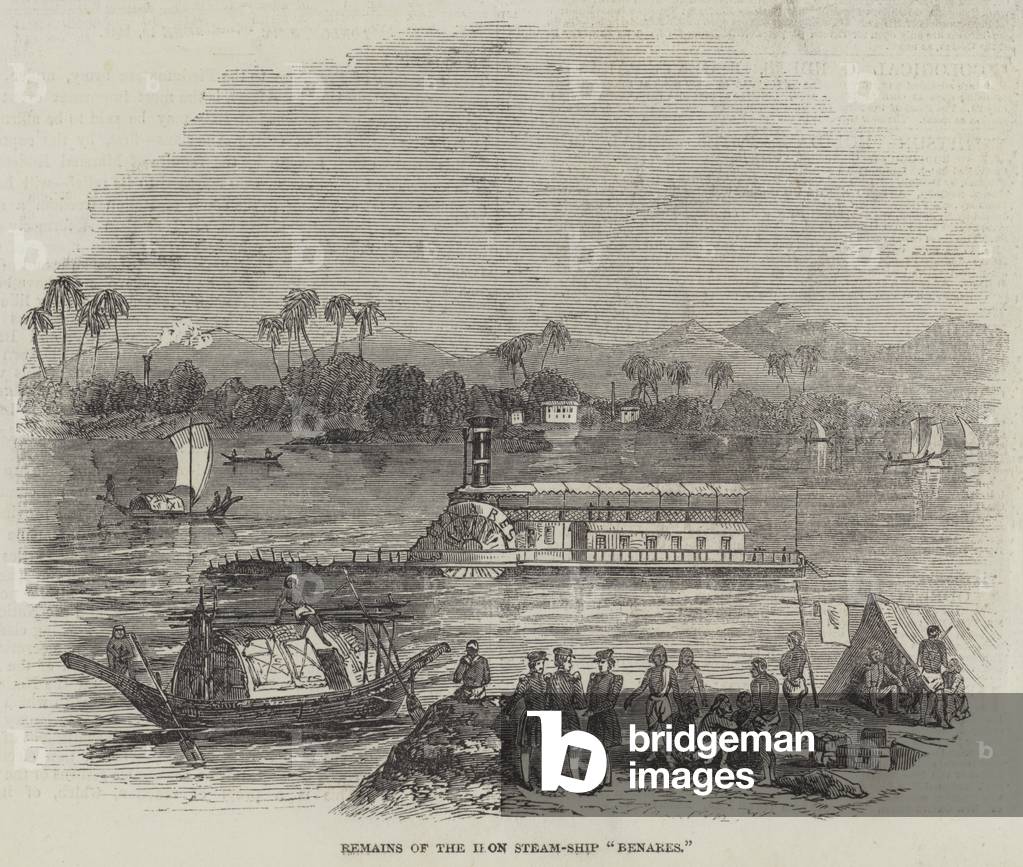 Remains of the Iron Steam-Ship 