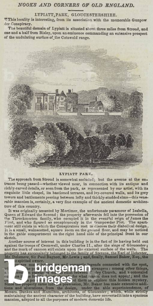 Lypiatt Park, Gloucestershire (engraving)