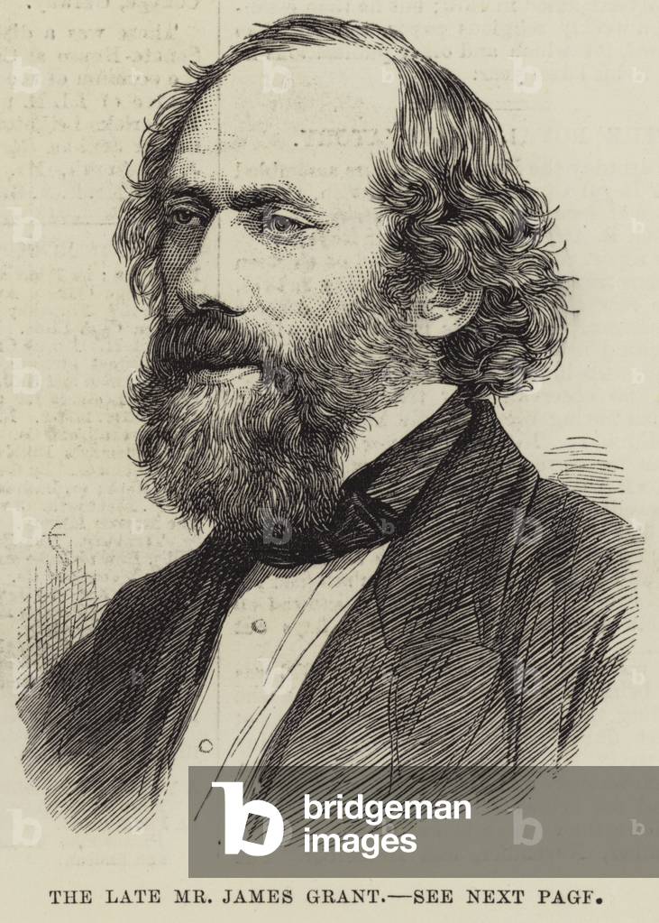 The Late Mr James Grant (engraving)