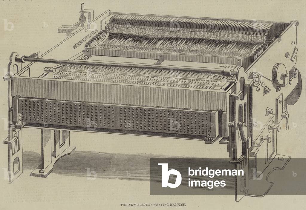 The New Electro Weaving-Machine (engraving)