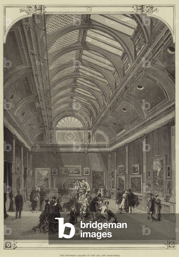 The Grosvenor Gallery of Fine Art, New Bond-Street (engraving)