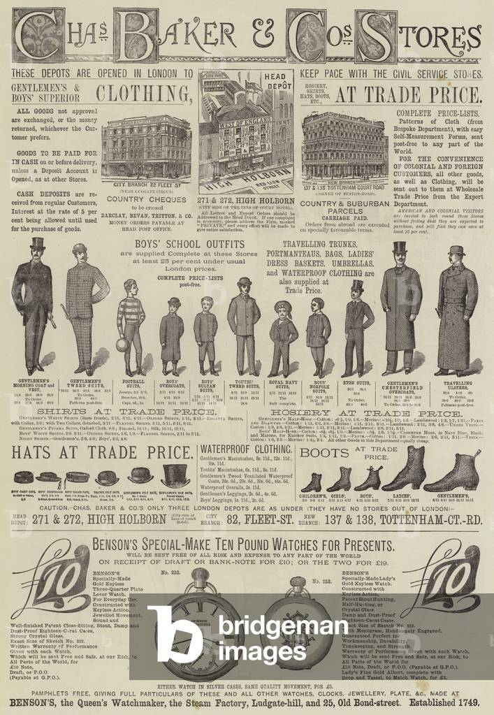 Page of Advertisements (engraving)