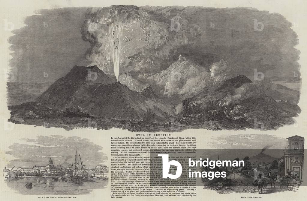 Etna in Eruption (engraving)