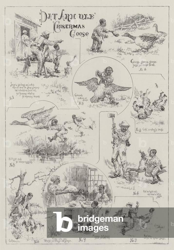 Dat Arh Ole Krisermas Goose (engraving)