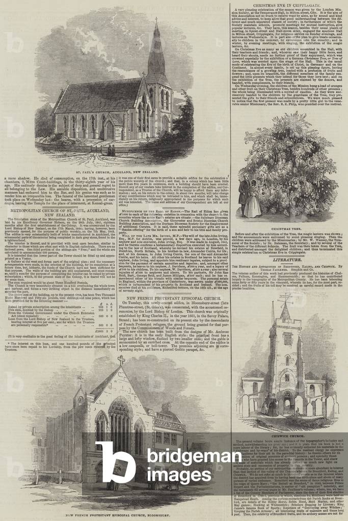 Various Churches (engraving)