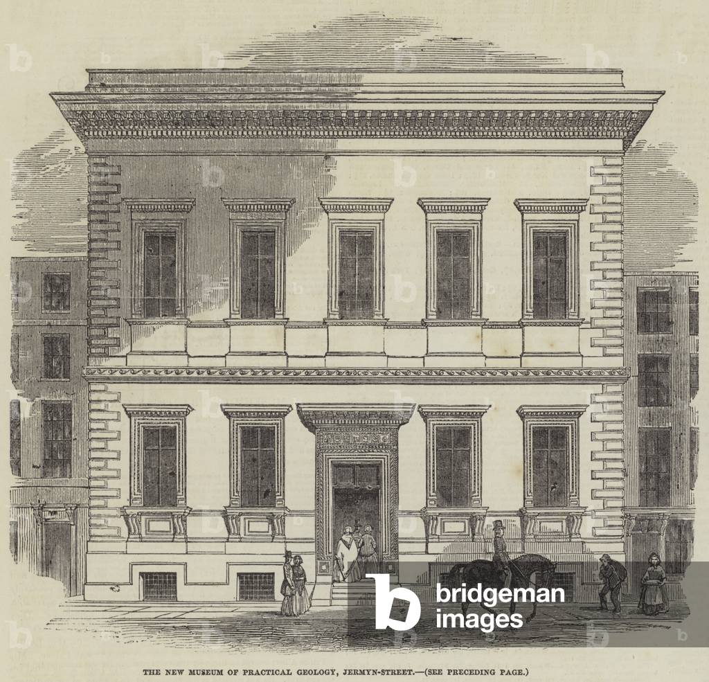 The New Museum of Practical Geology, Jermyn-Street (engraving)