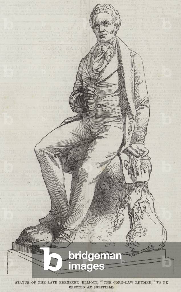 Statue of the late Ebenezer Elliott, 