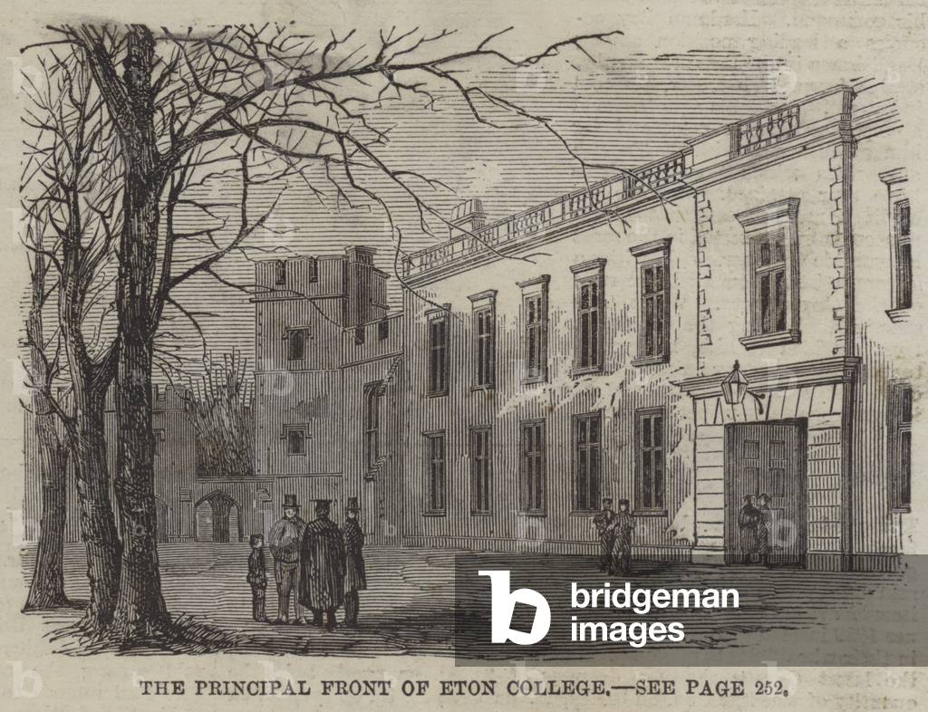 The Principal Front of Eton College (engraving)