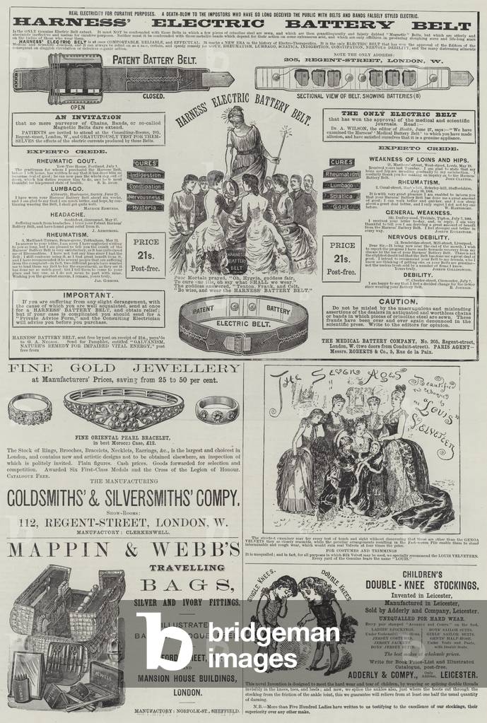 Page of Advertisements (engraving)