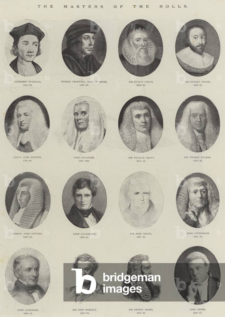The Masters of the Rolls (litho)