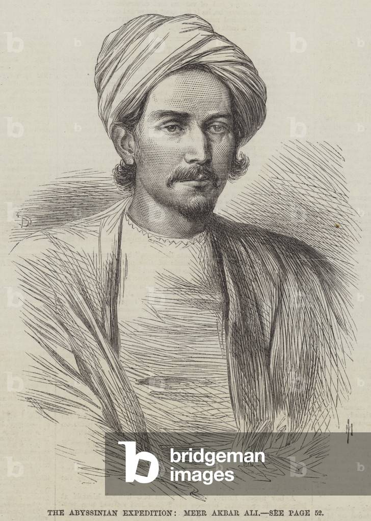 The Abyssinian Expedition, Meer Akbar Ali (engraving)