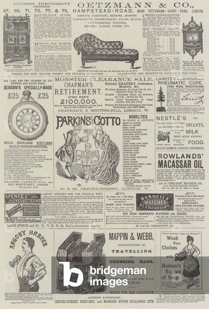 Page of Advertisements (engraving)