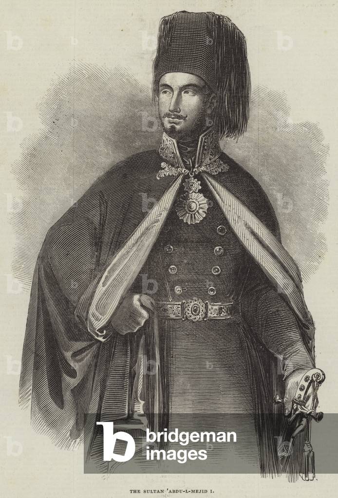 The Sultan 'Abdu-l-Mejid I (engraving)