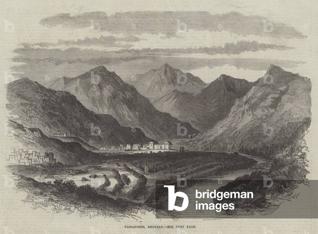 Tassangsee, Bhootan (engraving)