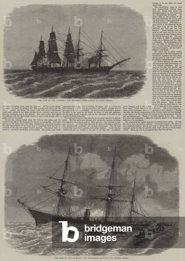 The Loss of the Lyonnais (engraving)