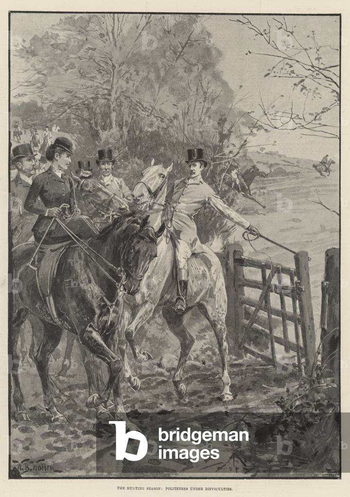 The Hunting Season, Politeness under Difficulties (litho)