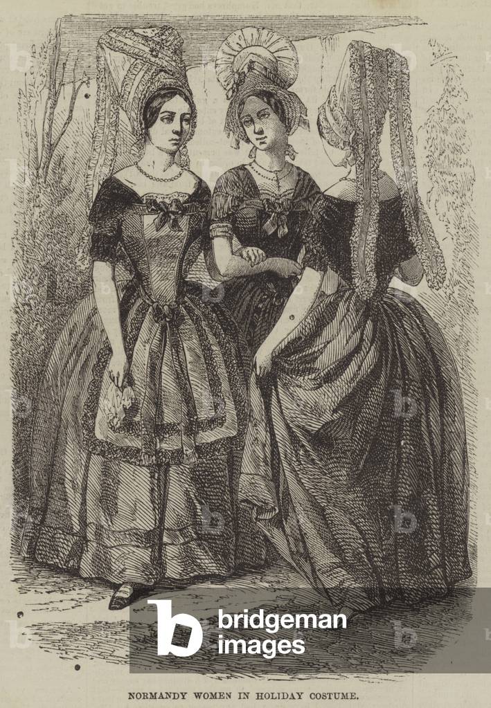 Normandy Women in Holiday Costume (engraving)