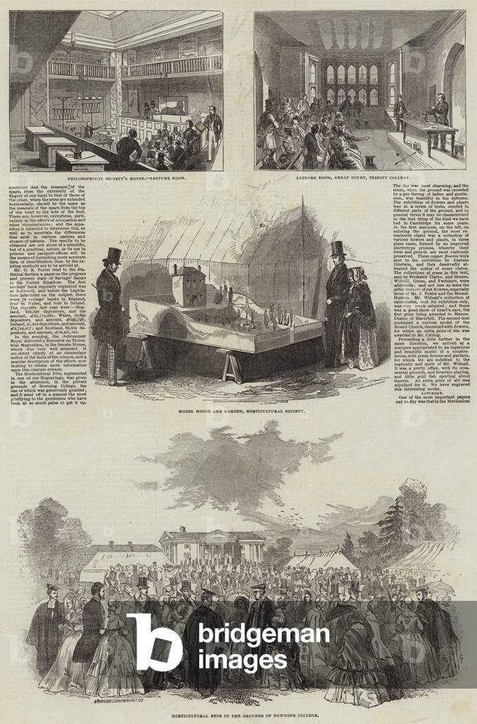 British Association in Cambridge (engraving)