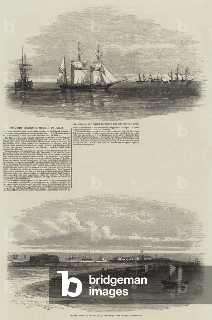 Sir John Bowring's Mission to Pekin (engraving)