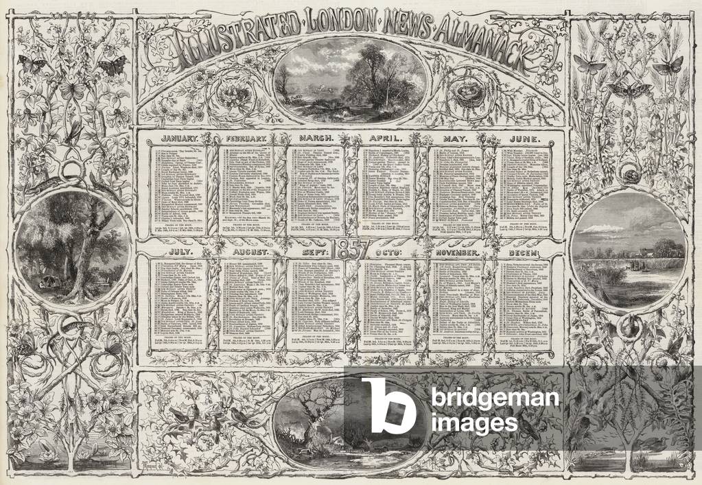Illustrated London News Almanack (engraving)