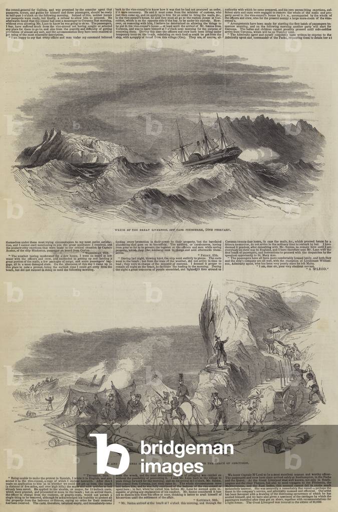 The Wreck of the Great Liverpool (engraving)