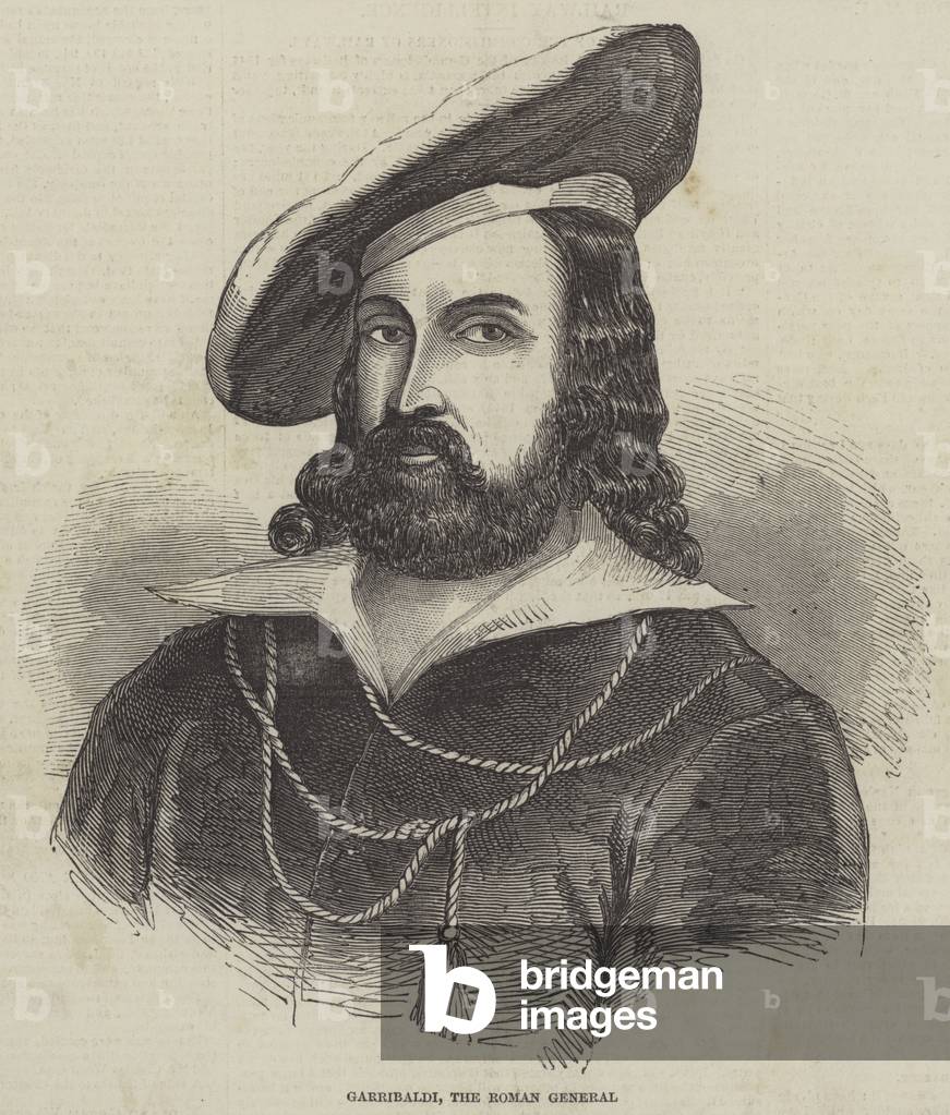 Garribaldi, the Roman General (engraving)