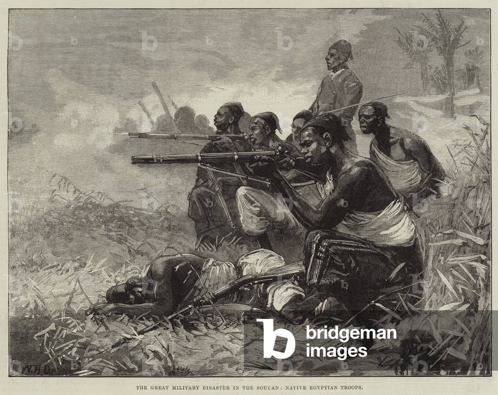 The Great Military Disaster in the Soudan, Native Egyptian Troops (engraving)