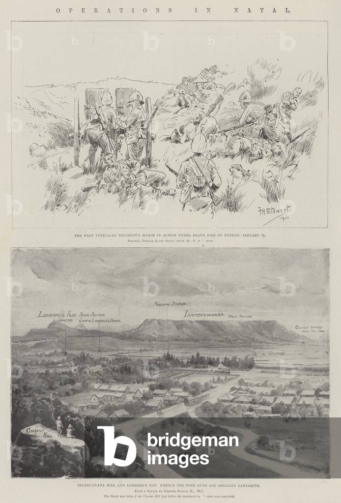 Operations in Natal (litho)