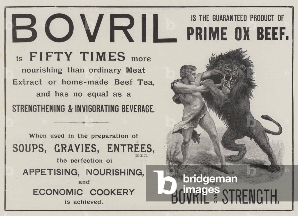 Advertisement, Bovril (engraving)