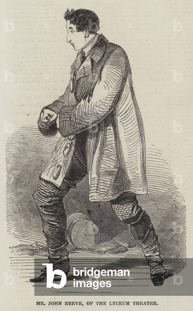 Mr John Reeve, of the Lyceum Theatre (engraving)
