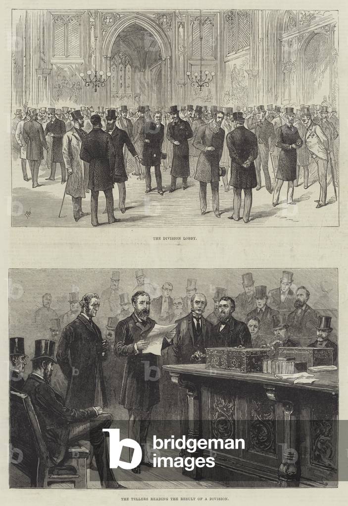 Parliamentary Procedures (engraving)
