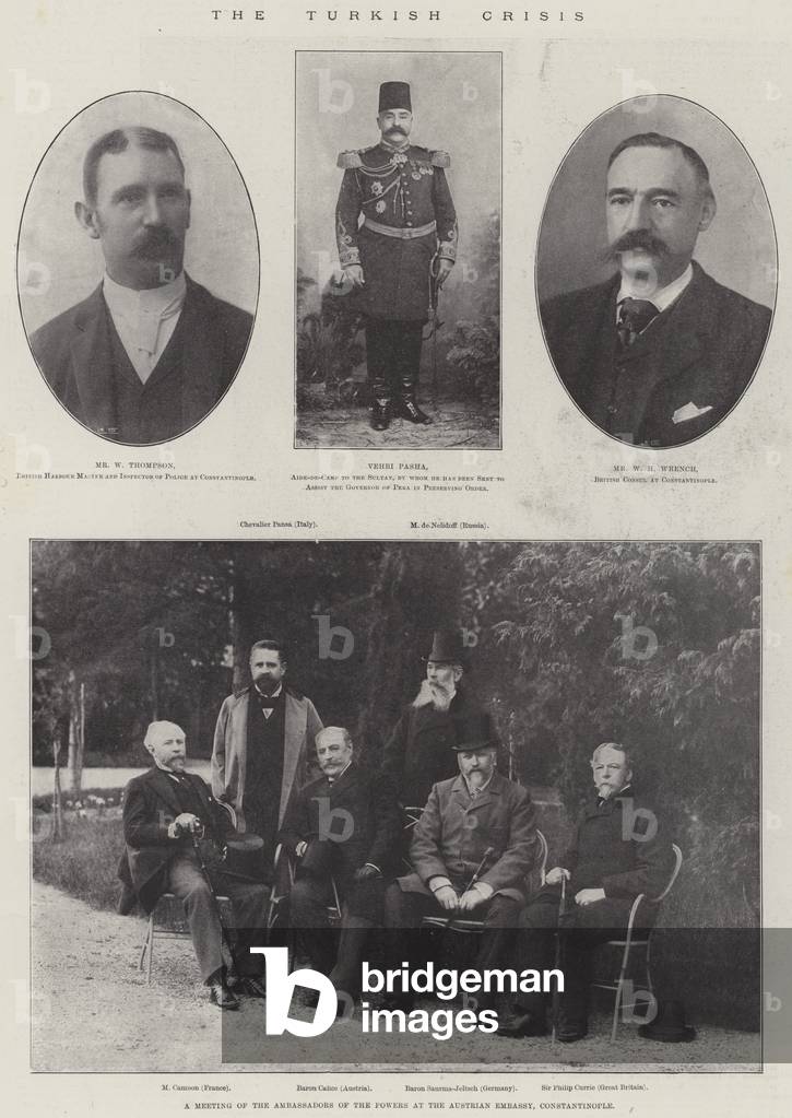 The Turkish Crisis (b/w photo)