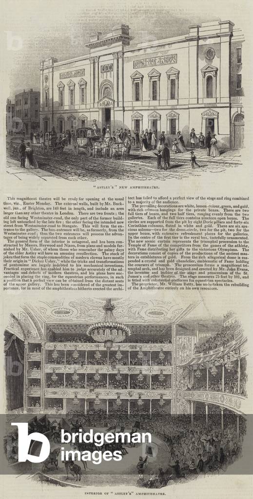 Astley's Amphitheatre (engraving)