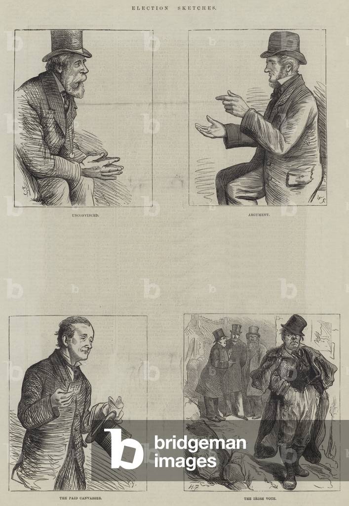 Election Sketches (engraving)