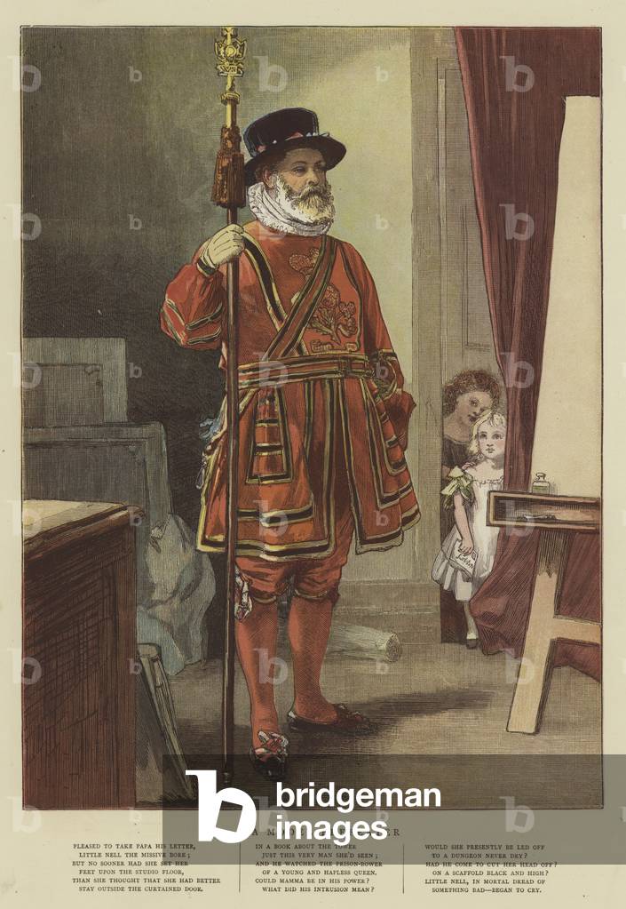 A Model Beefeater (chromolitho)