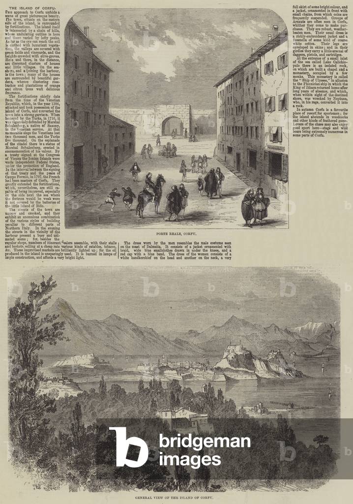 The Island of Corfu (engraving)