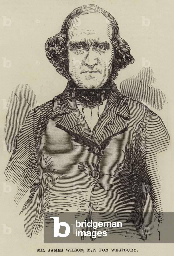 Mr James Wilson, MP for Westbury (engraving)