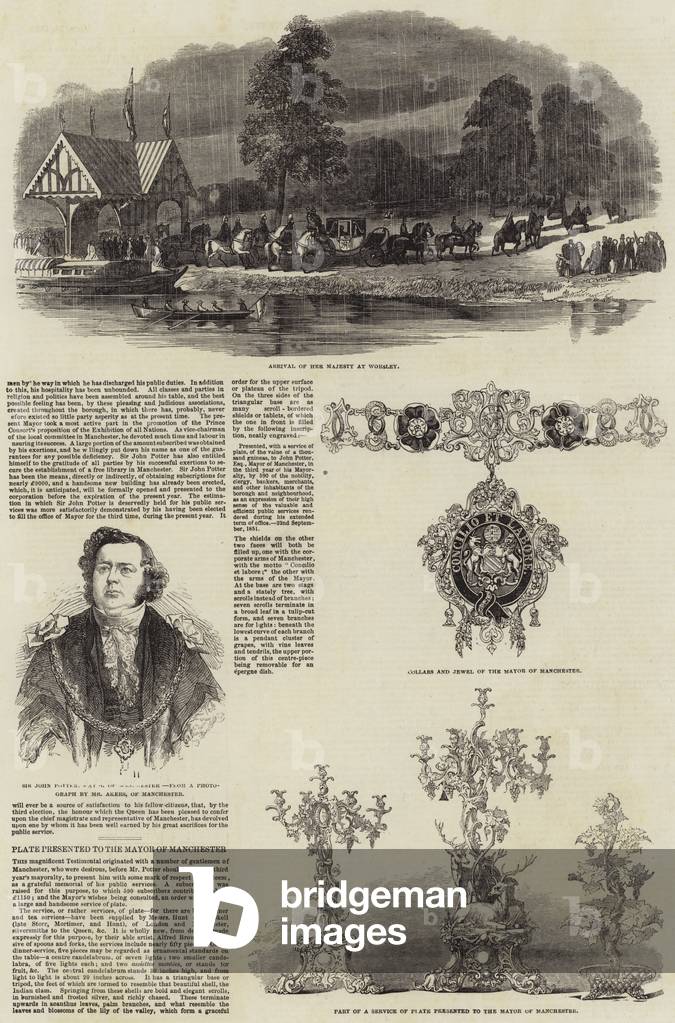 Royal Visit to Manchester (engraving)