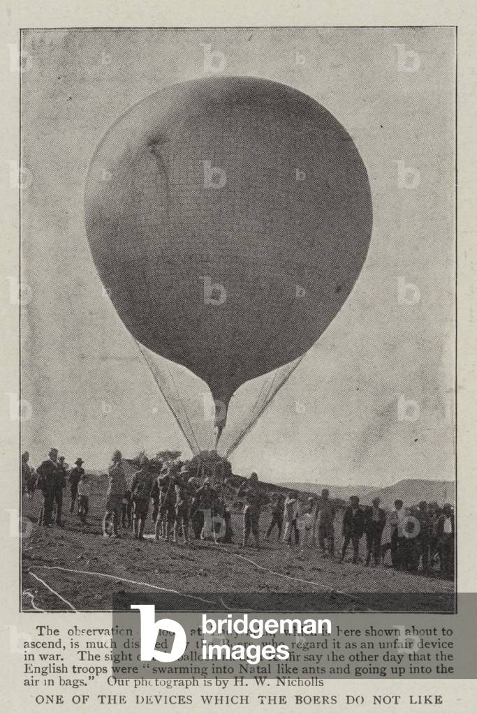 One of the Devices which the Boers do not like (b/w photo)